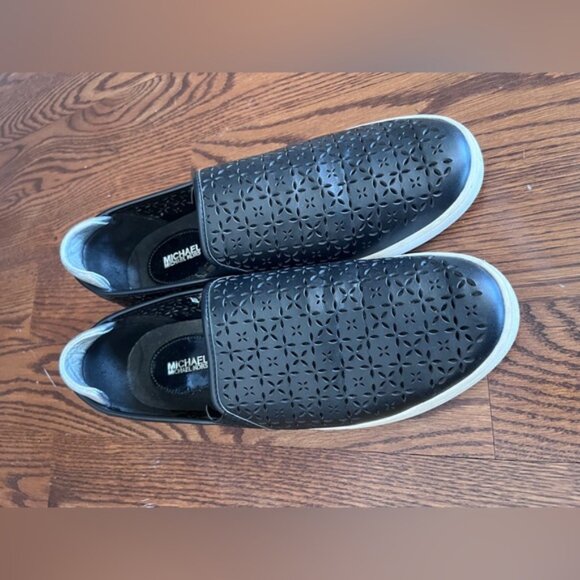 Michael Kors OLIVIA SLIP ON SNEAKER black size 8,5 - Picture 4 of 6